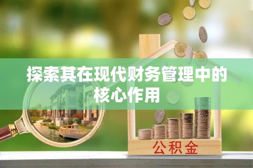 安源探索其在现代财务管理中的核心作用
