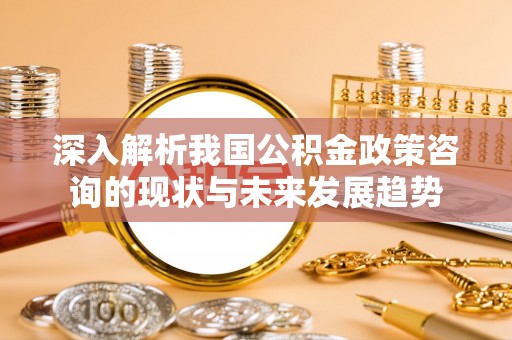 安源深入解析我国公积金政策咨询的现状与未来发展趋势